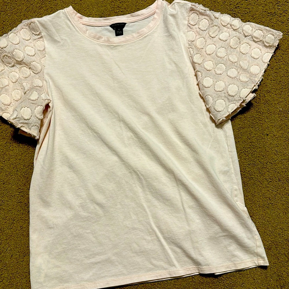 Ann Taylor XS pale blush Shirt